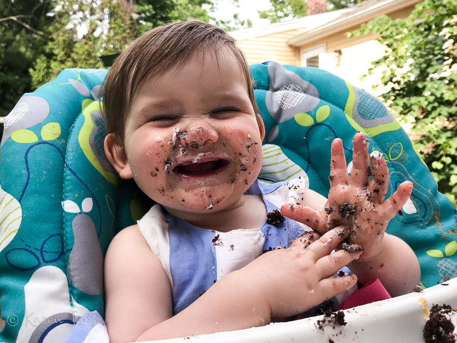 Ella's first birthday cake