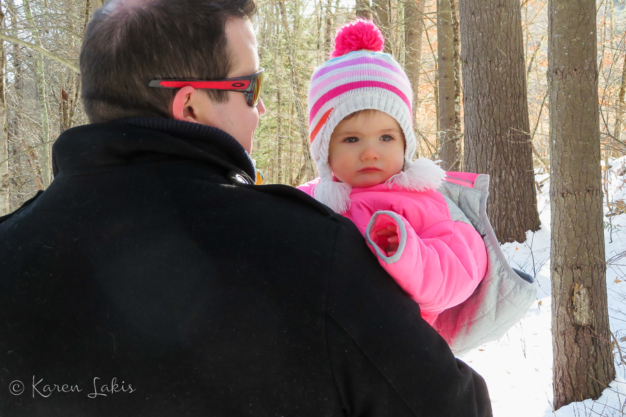 Ella in the snow