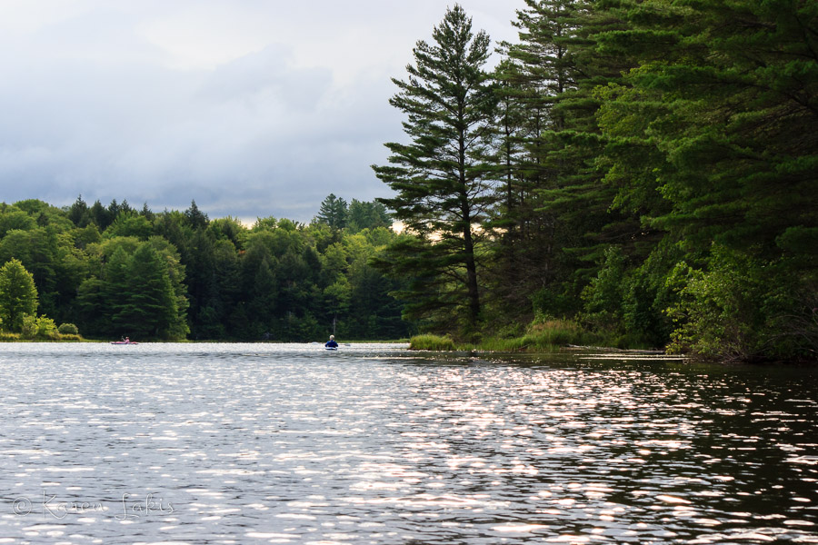 kayaking on Gale Meadow Pond