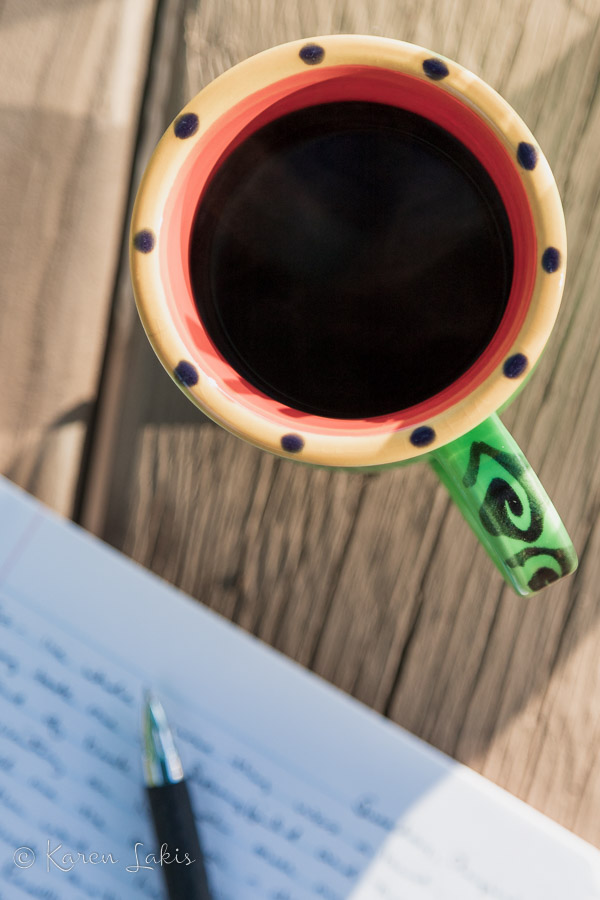 coffee and journal