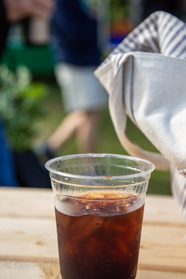 Coffee at the farmer's market