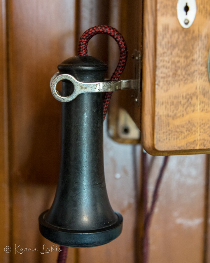 antique telephone