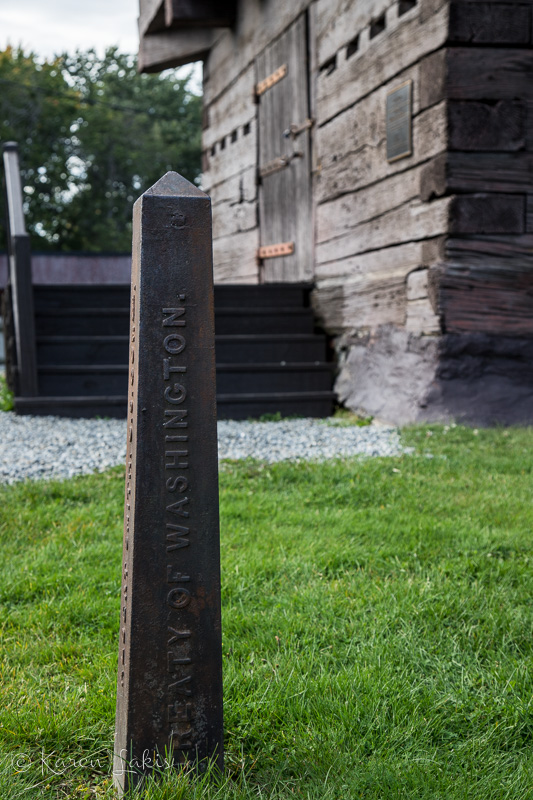 obelisk at Fort Kent